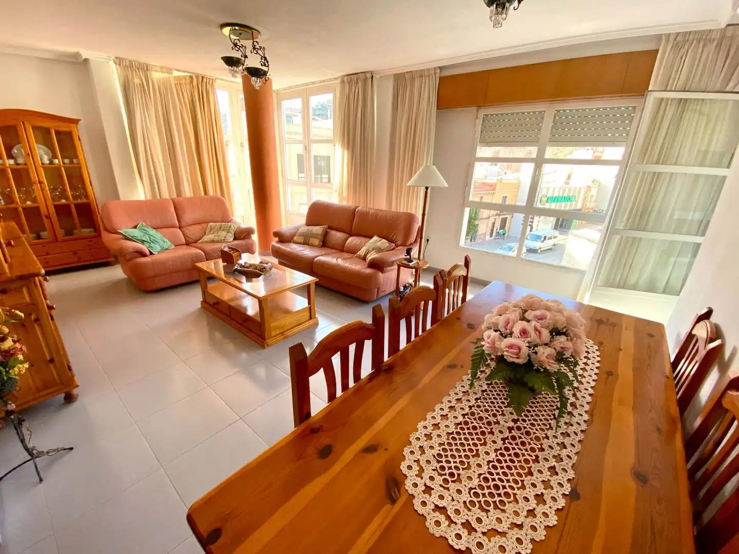 Living room of Flat for rent in Orihuela  with Air Conditioner and Balcony