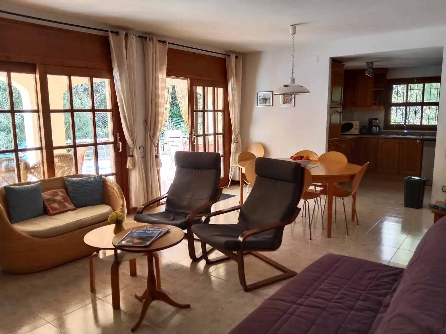 Sala de estar de Casa o chalet de alquiler en Calonge i Sant Antoni con Aire acondicionado, Calefacción y Jardín privado