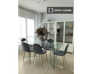 Dining room of Flat to rent in  Madrid Capital  with Air Conditioner and Balcony