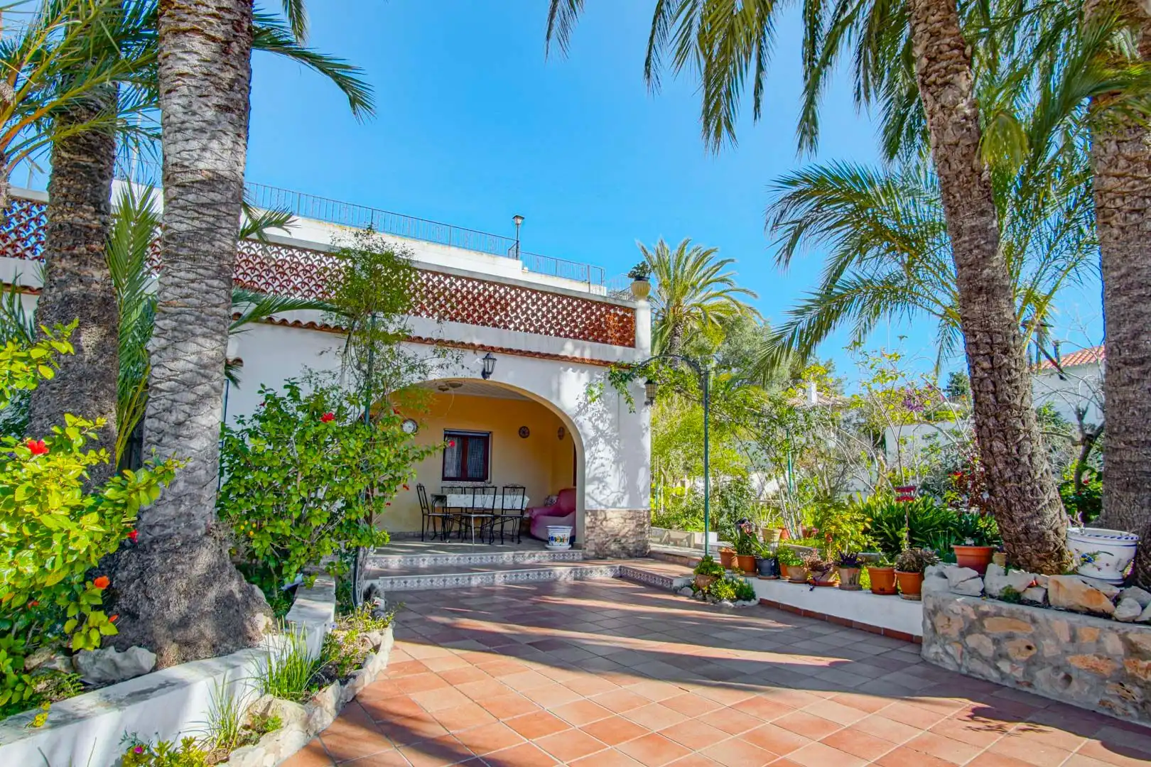 Garden of Houses for sale in Jávea / Xàbia  with Air Conditioner, Heating and Private garden