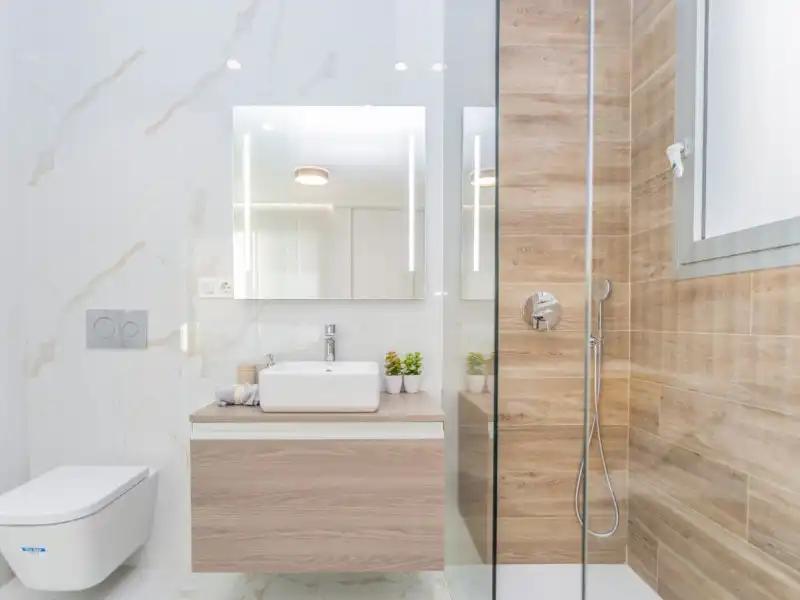 Baño de Casa o chalet en venta en Torrevieja con Aire acondicionado, Jardín privado y Terraza