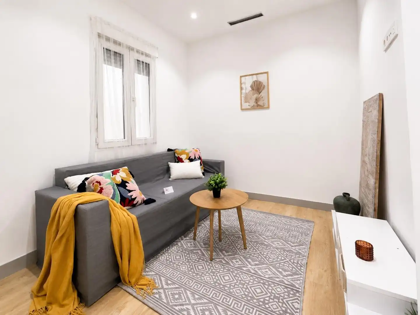 Wohnzimmer von Wohnung zum Verkauf in Madrid mit Klimaanlage und Heizung