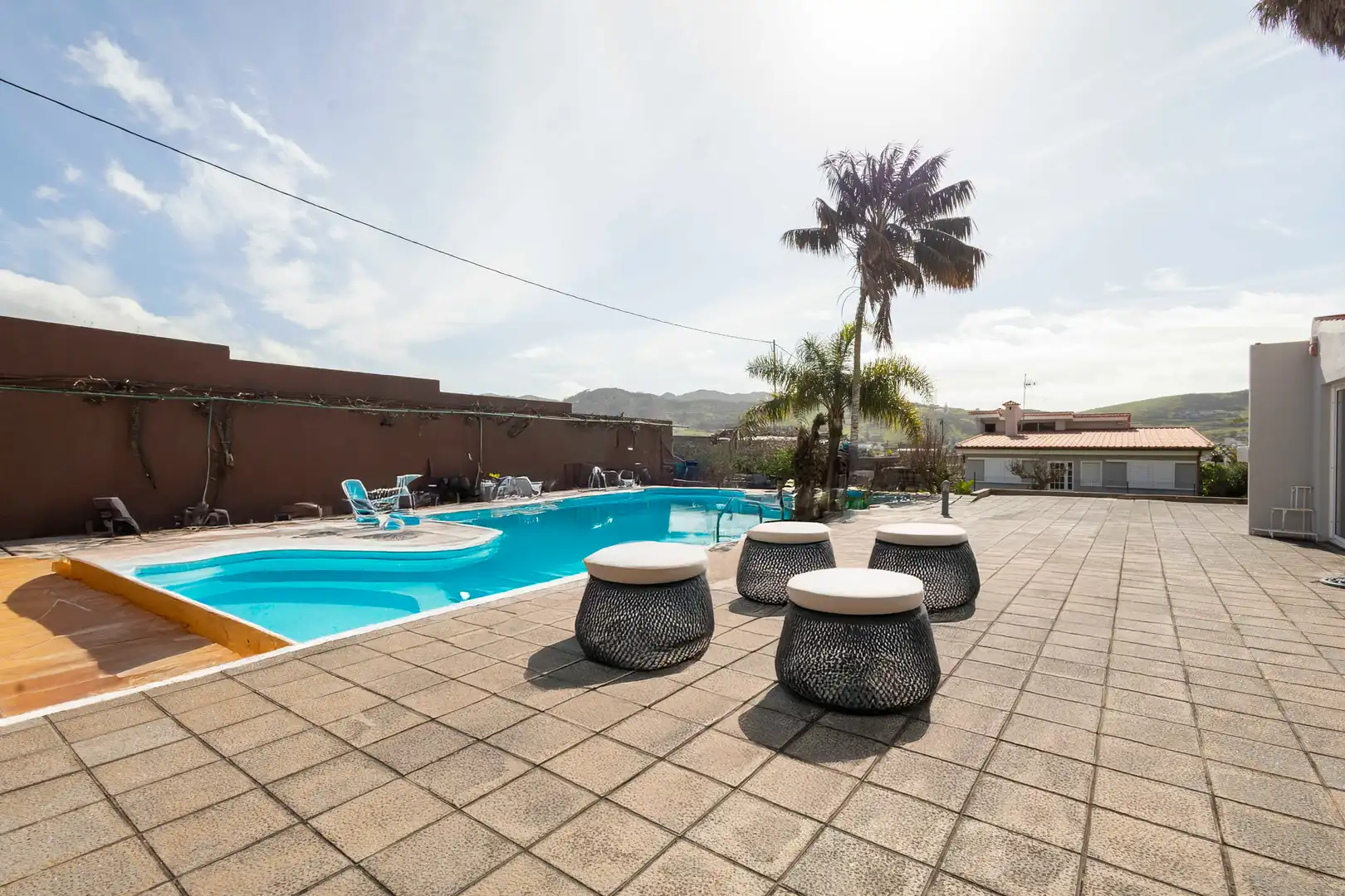 Swimming pool of Houses for sale in San Cristóbal de la Laguna  with Air Conditioner, Private garden and Terrace