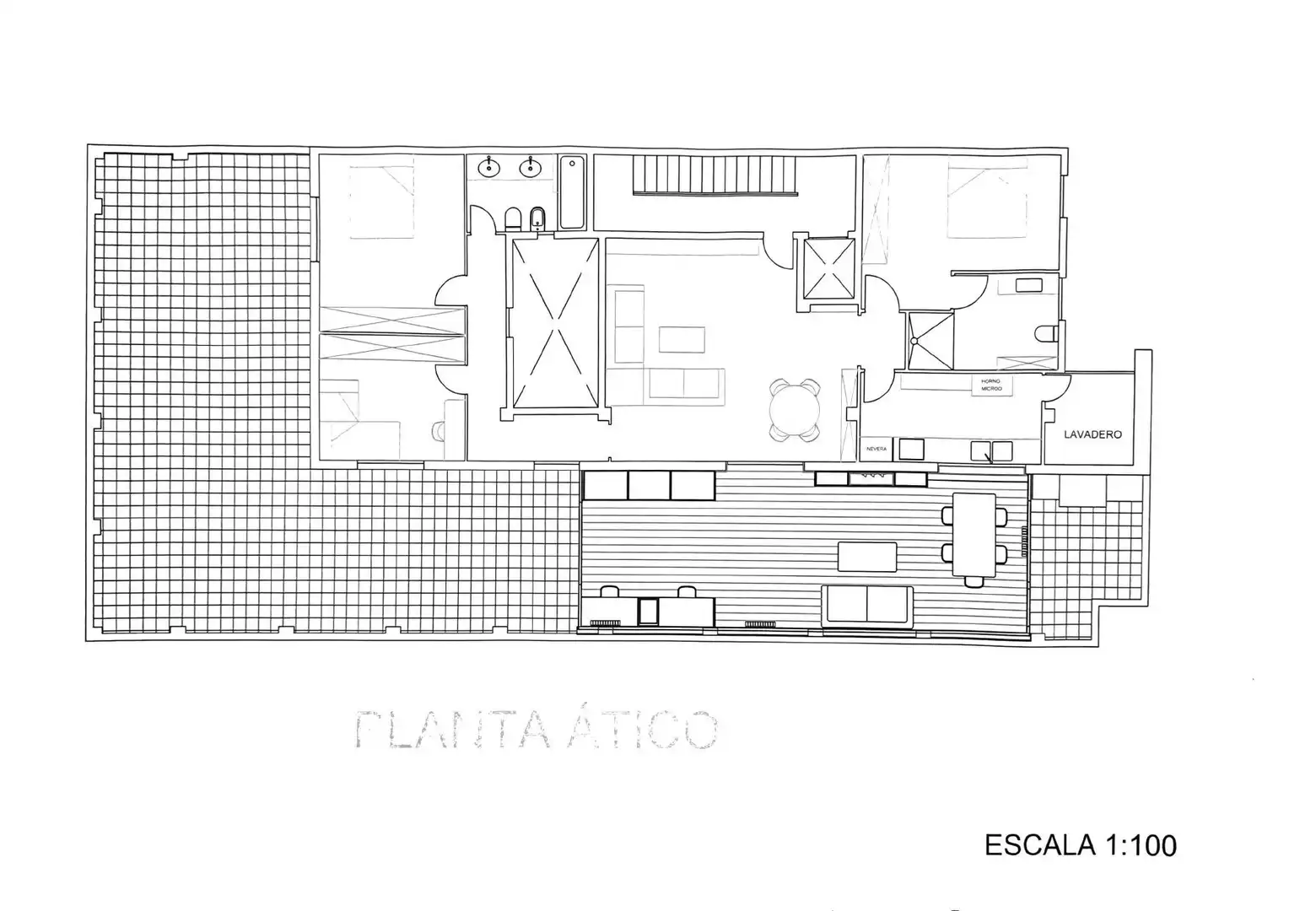Attic for sale in Barcelona  with Air Conditioner, Heating and Terrace