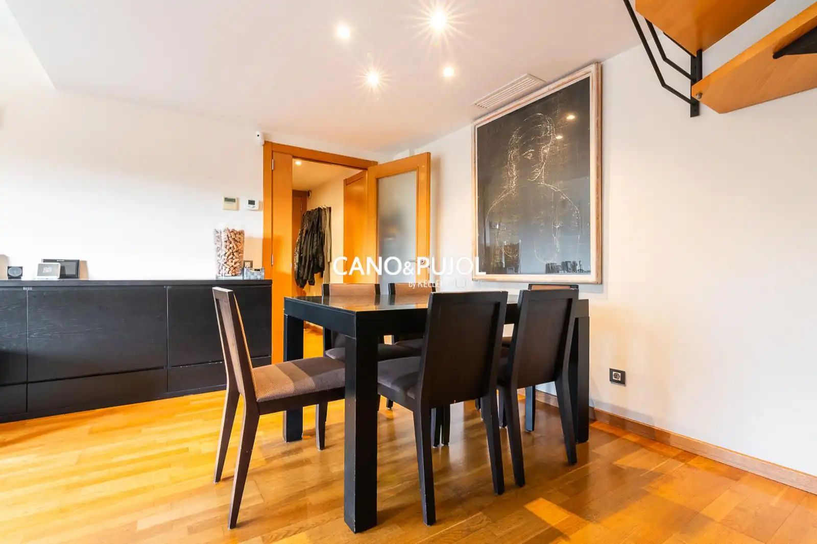 Dining room of Flat for sale in Sant Cugat del Vallès  with Heating, Terrace and Storage room