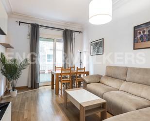 Sala d'estar de Apartament en venda en  Barcelona Capital amb Aire condicionat