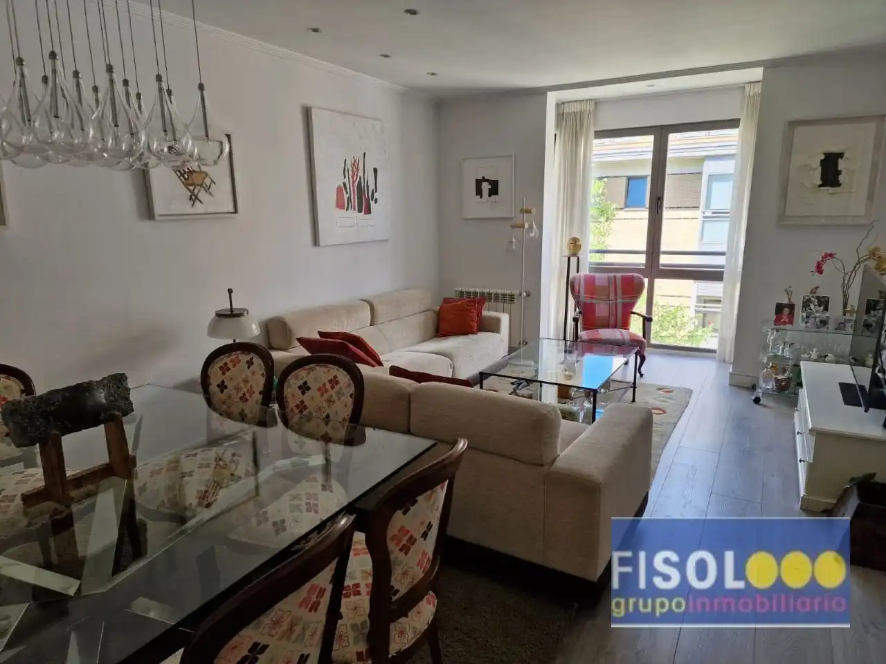 Sala de estar de Ático en venta en  Madrid Capital con Aire acondicionado, Calefacción y Terraza