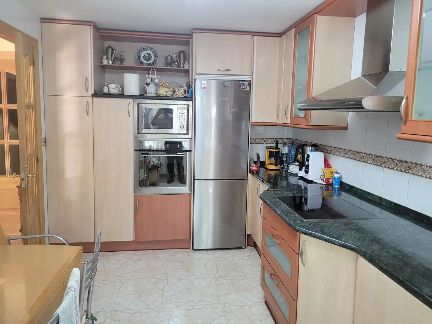 Cocina de Casa adosada en venta en Soria Capital  con Calefacción, Jardín privado y Parquet