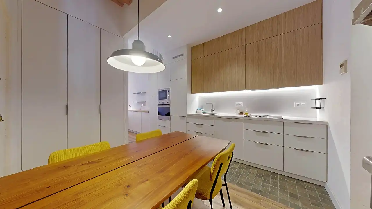 Cocina de Piso en venta en Barcelona con Aire acondicionado, Calefacción y Balcón
