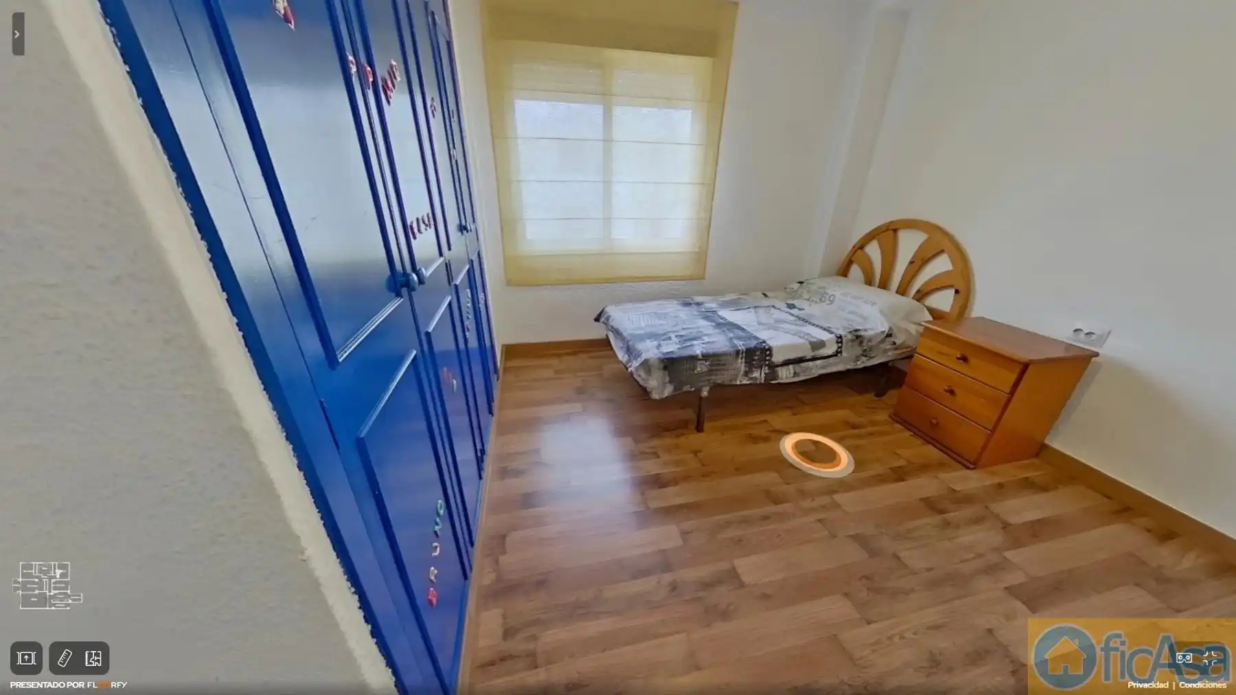 Bedroom of Flat for sale in Castellón de la Plana / Castelló de la Plana  with Air Conditioner, Parquet flooring and Balcony