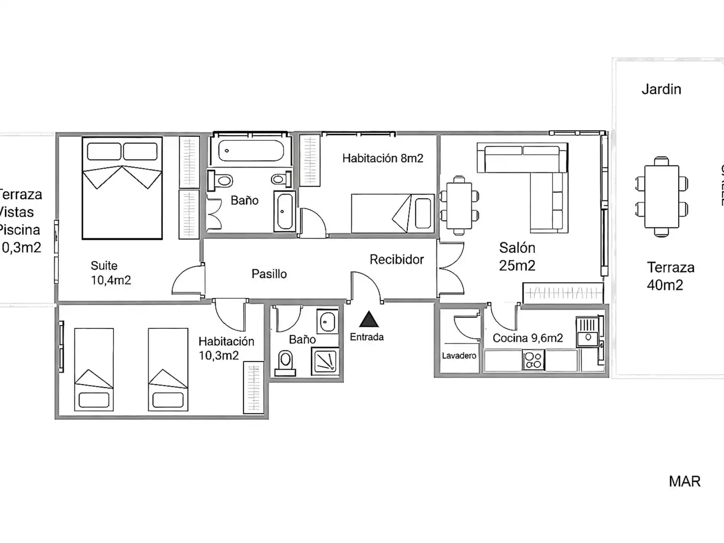 Ground floor for sale in Sant Feliu de Guíxols  with Heating, Private garden and Terrace