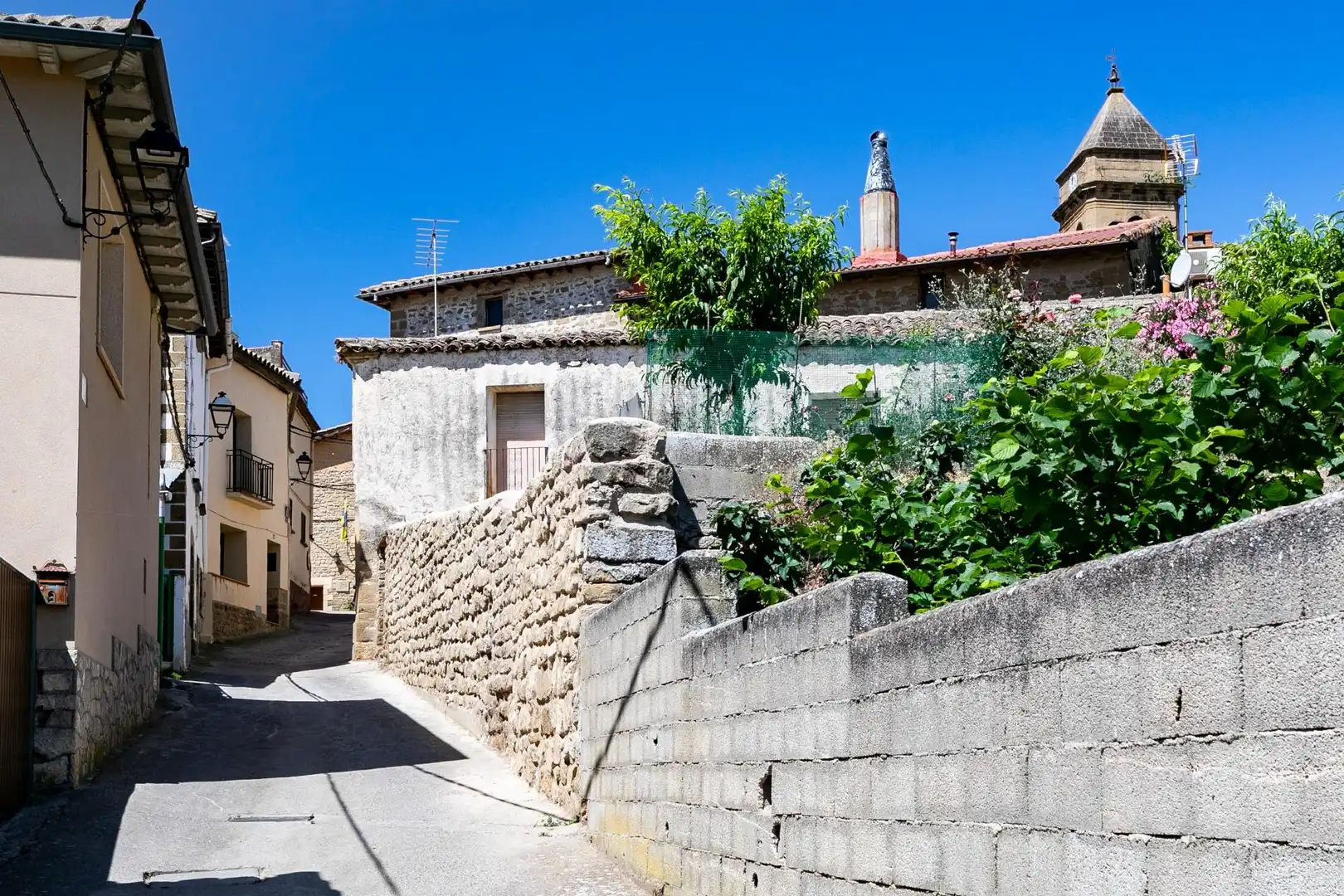 Vista exterior de Casa o chalet en venta en Santa Eulalia de Gállego con Amueblado