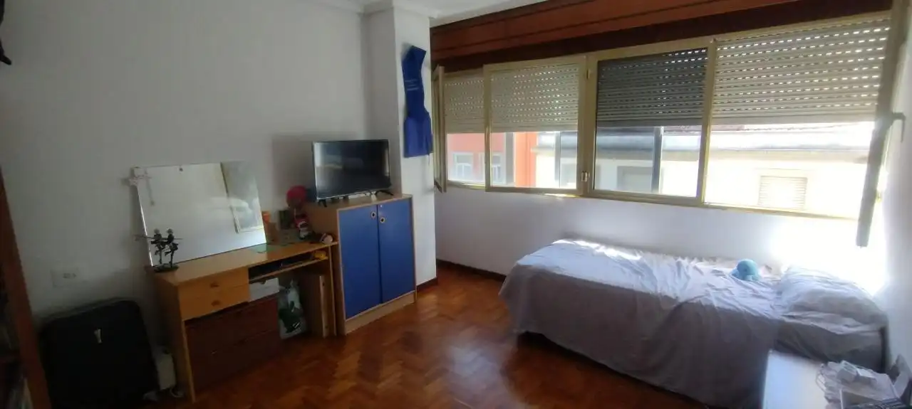 Bedroom of Flat for sale in Ferrol  with Heating, Parquet flooring and Storage room