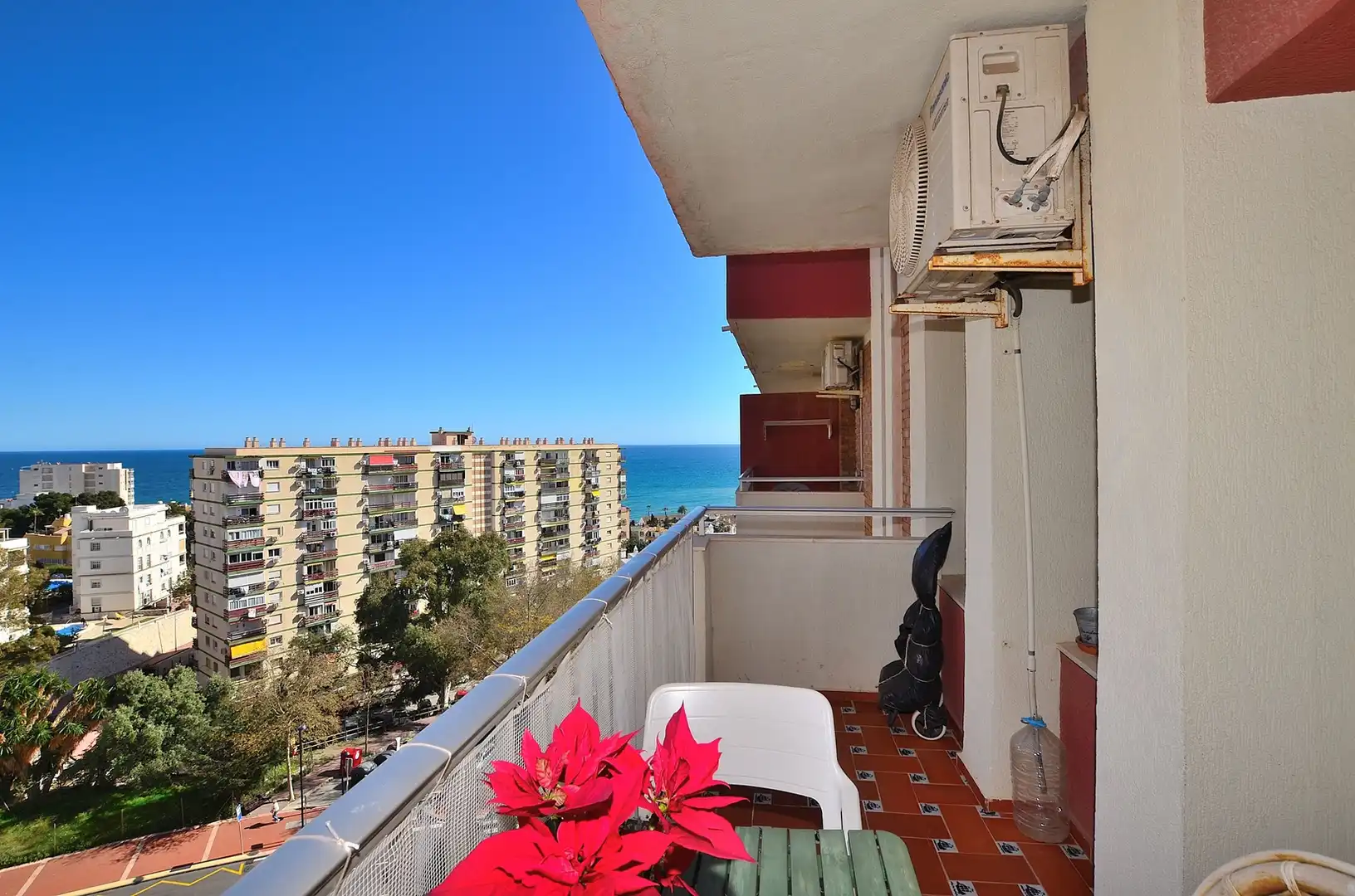 Terraza de Apartamento en venta en Benalmádena con Aire acondicionado, Terraza y Amueblado