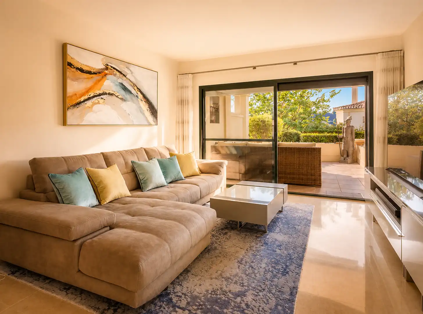 Living room of Apartments for sale in Benahavís  with Terrace and Balcony