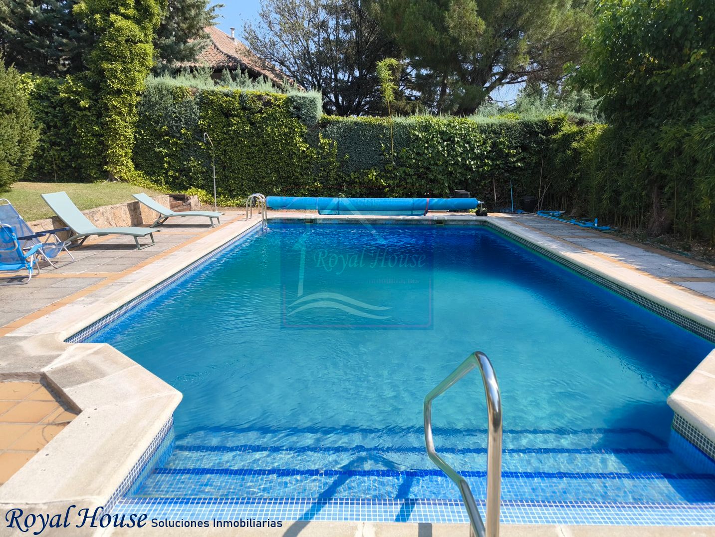 Swimming pool of House or chalet for sale in Alpedrete  with Heating, Private garden and Terrace