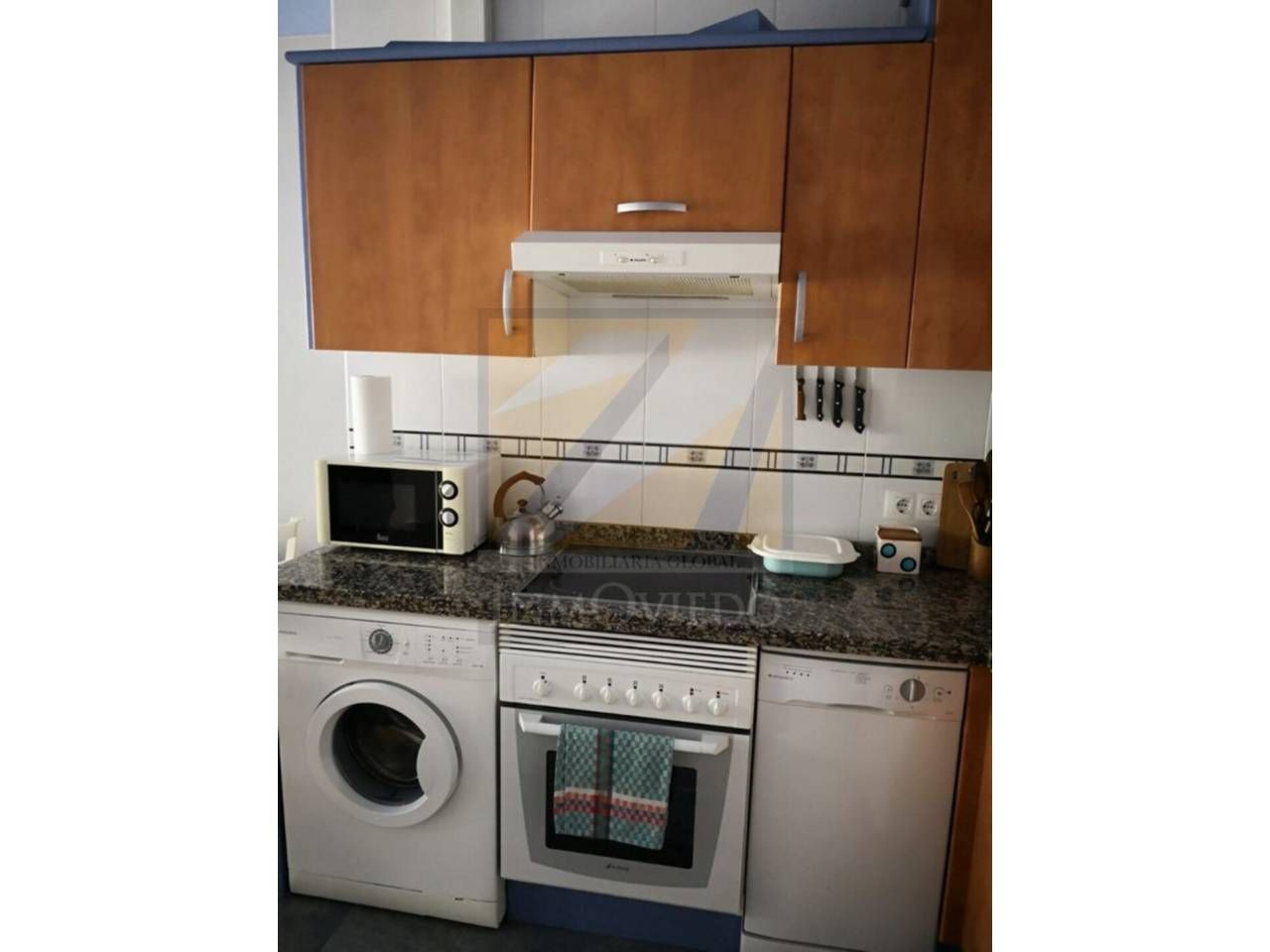 Kitchen of Flat for sale in Aller  with Heating, Storage room and Furnished