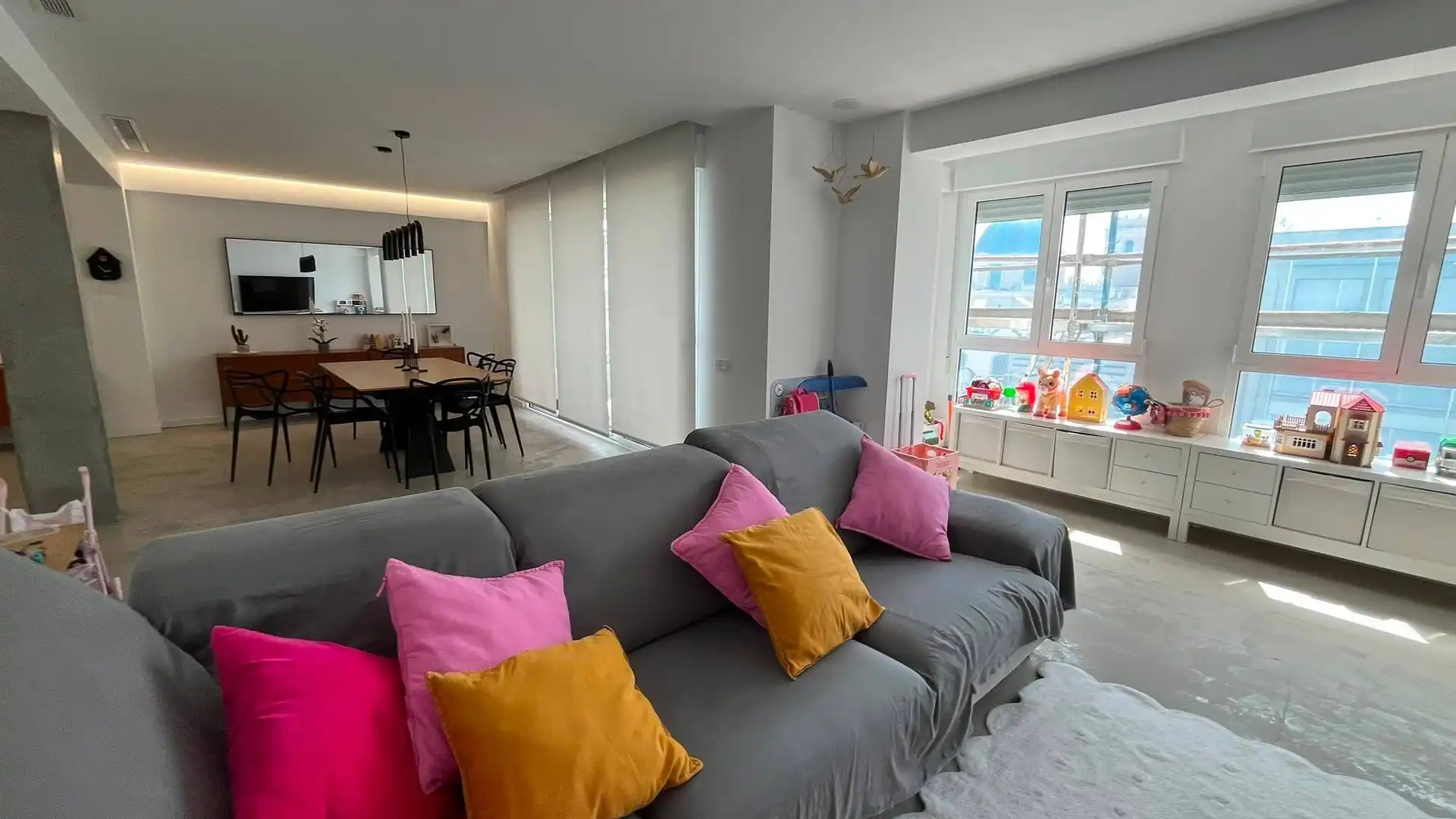 Sala de estar de Ático en venta en Elche / Elx con Aire acondicionado, Trastero y Balcón