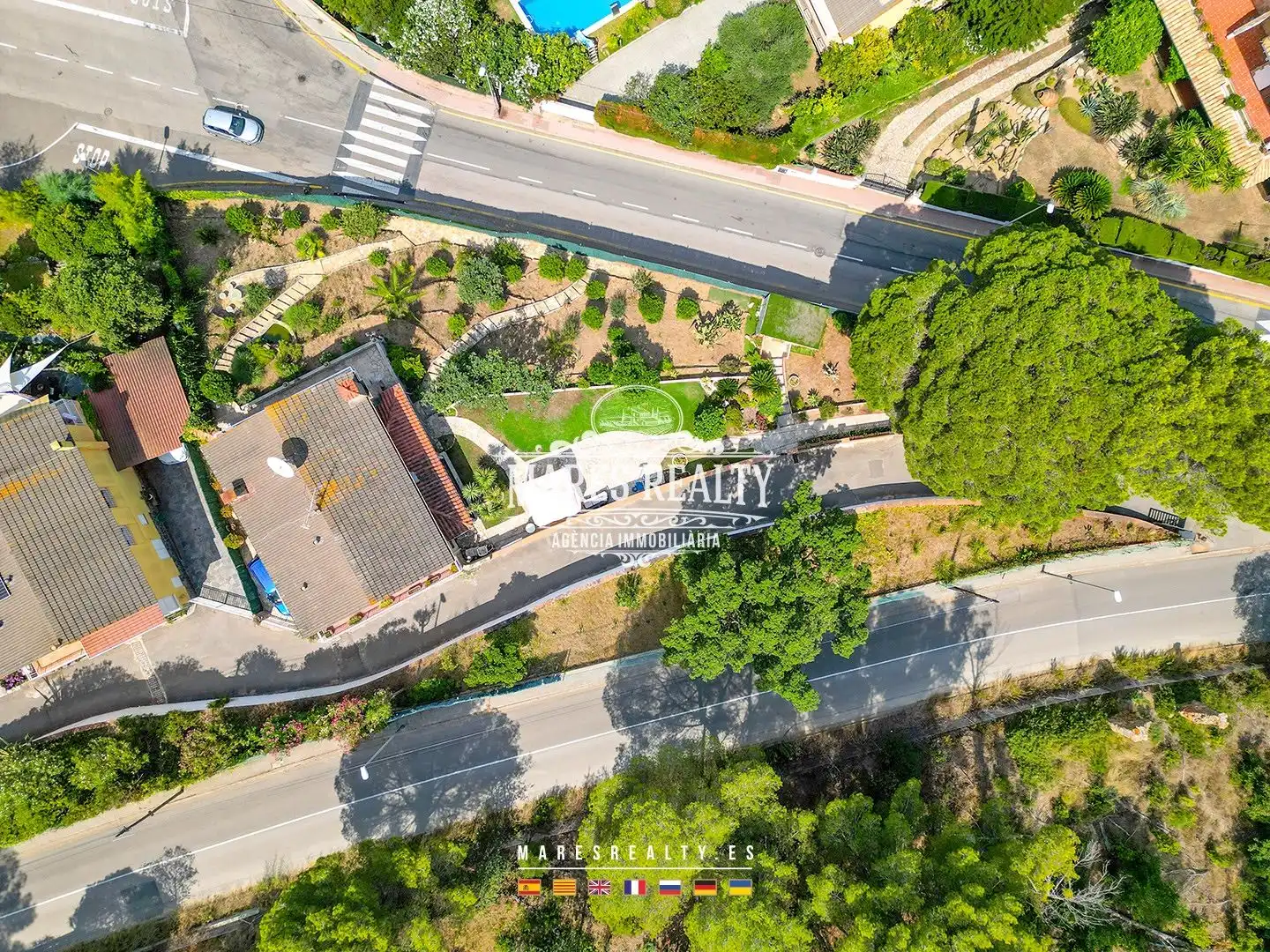 Außenansicht von Haus oder Chalet zum Verkauf in Lloret de Mar mit Klimaanlage, Heizung und Privatgarten