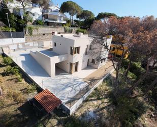 Vista exterior de Casa o xalet en venda en La Roca del Vallès amb Aire condicionat