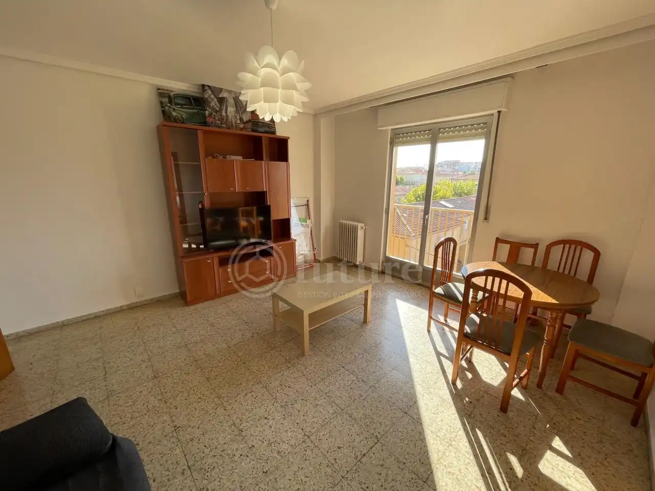 Living room of Flat for rent in Salamanca  with Heating, Furnished and Balcony