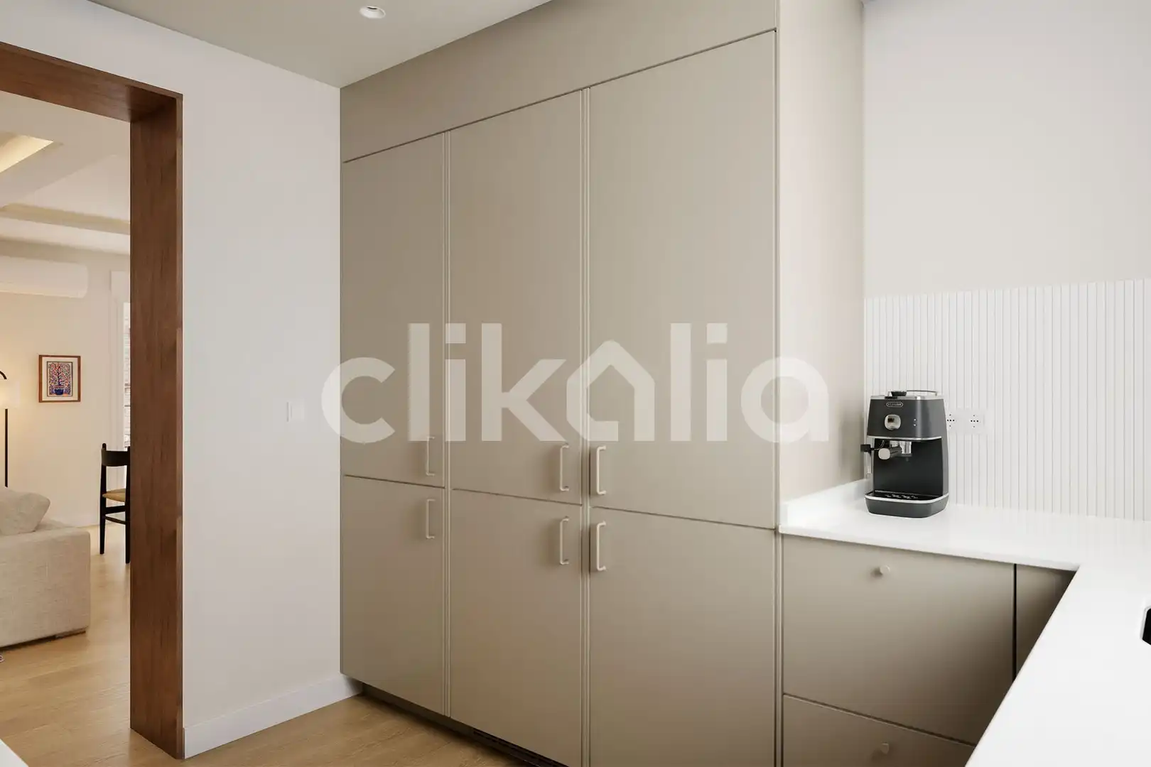 Kitchen of Flat for sale in Sevilla  with Air Conditioner, Private garden and Terrace