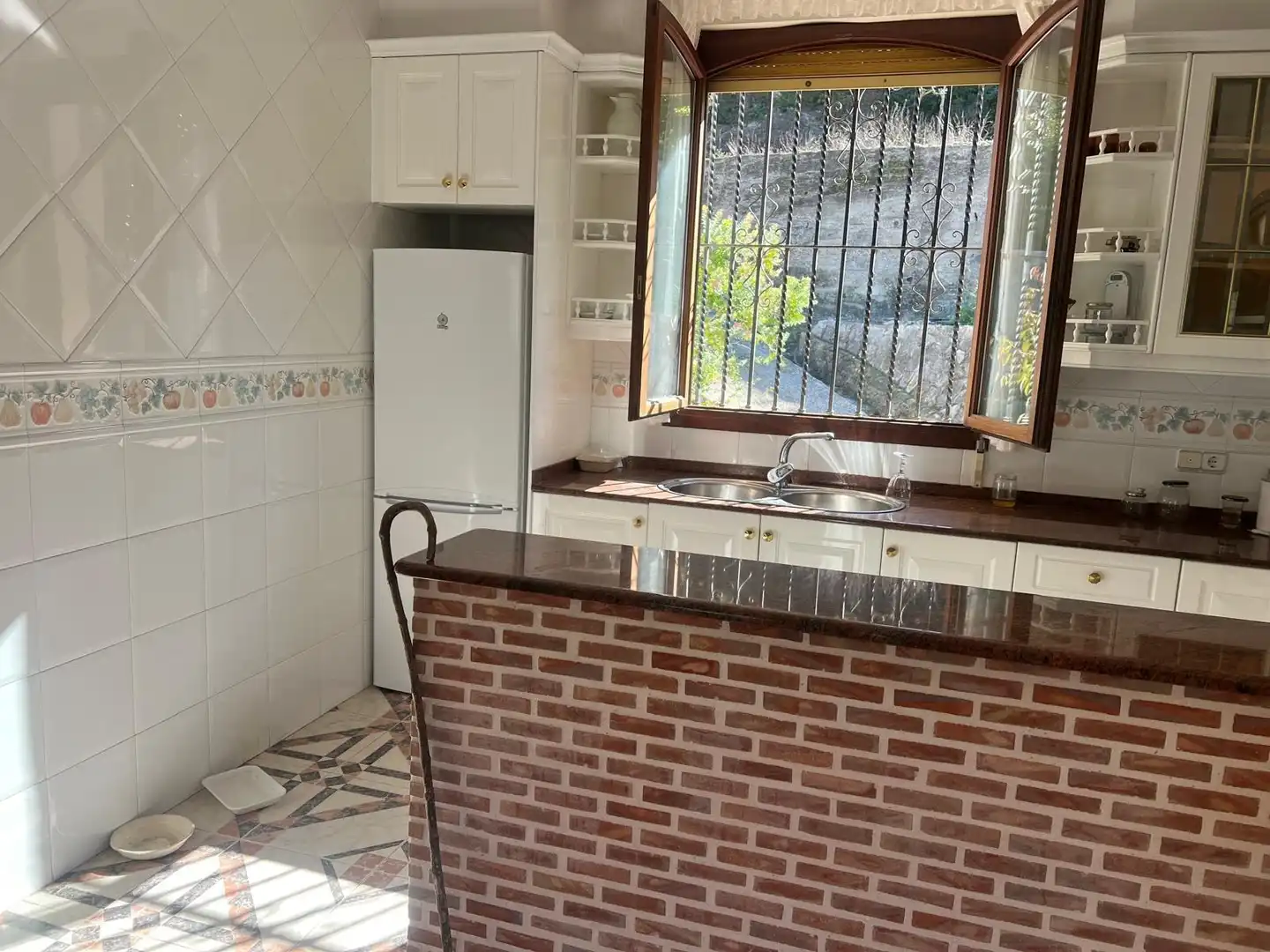 Cocina de Casa o chalet en venta en Agres con Jardín privado, Piscina y Amueblado