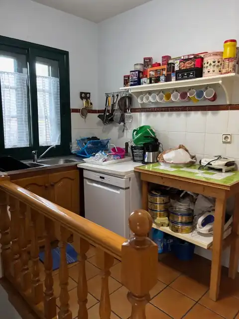 Cocina de Casa o chalet en venta en Narón con Calefacción, Jardín privado y Parquet