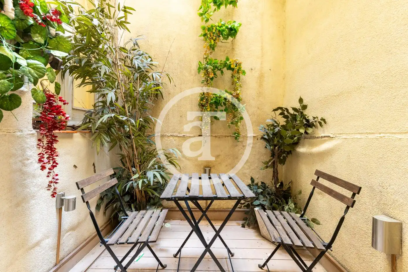 Terrace of Study for rent in Madrid  with Air Conditioner, Heating and Furnished