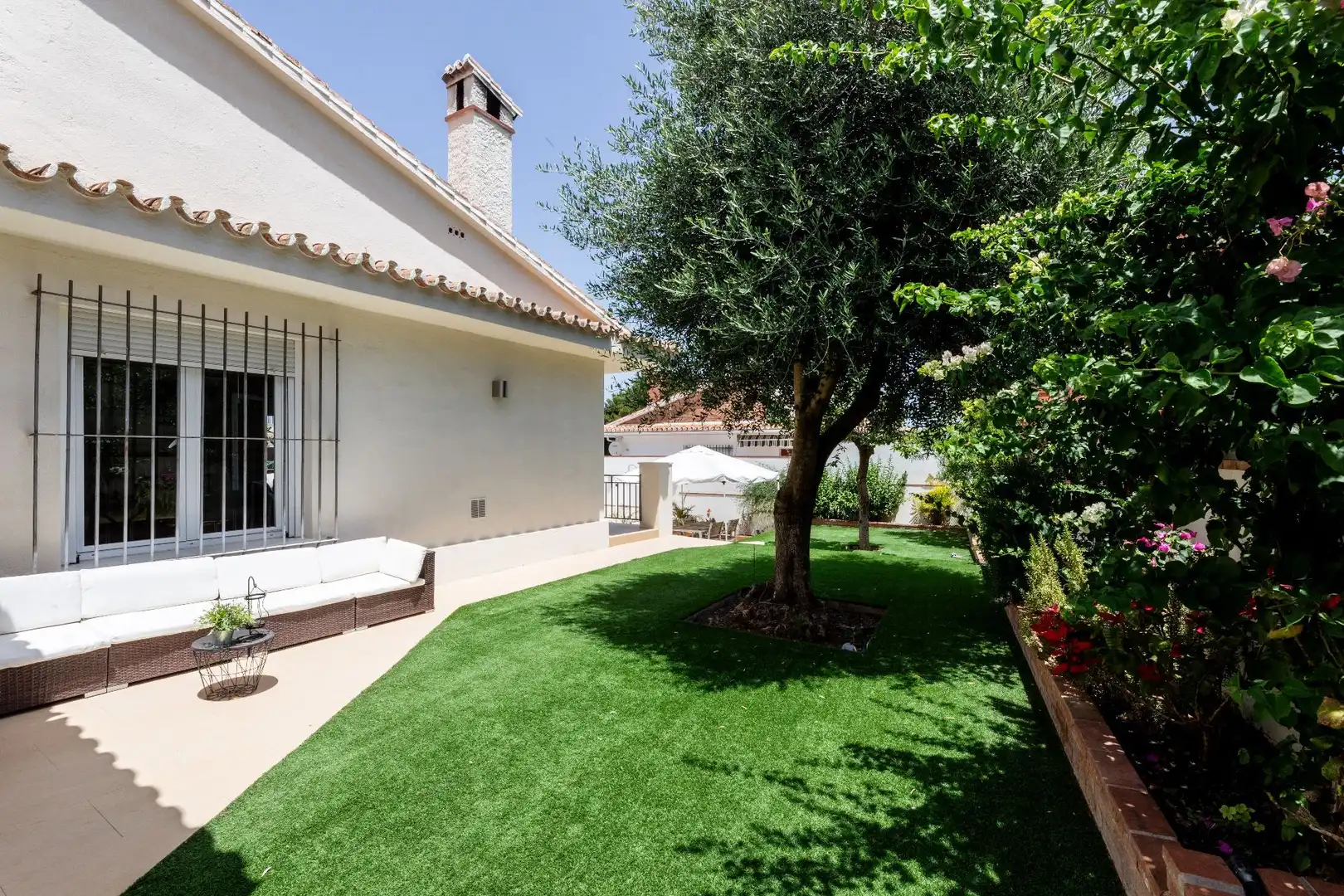 Jardín de Casa o chalet en venta en Alhaurín de la Torre con Aire acondicionado, Calefacción y Jardín privado