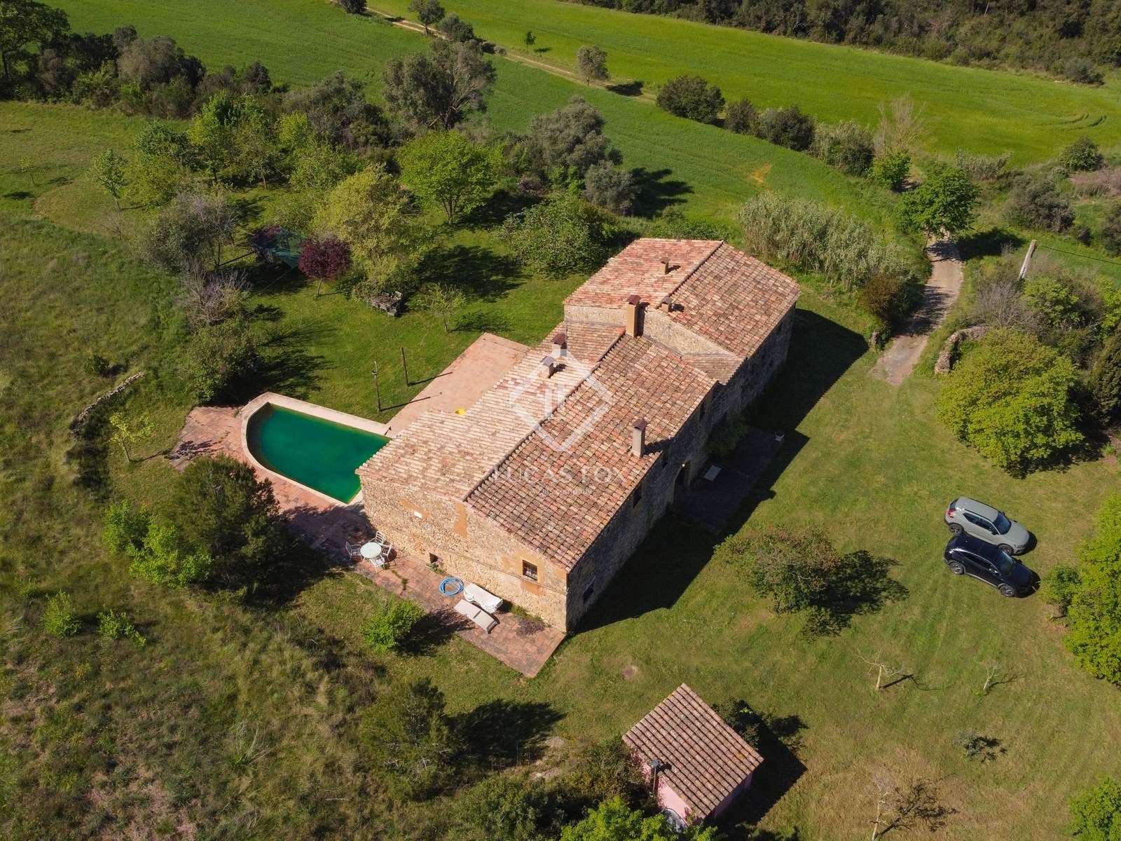 Garden of Country house for sale in Vilademuls  with Air Conditioner, Heating and Private garden