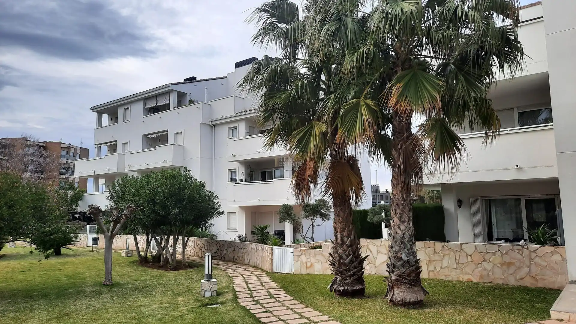 Außenansicht von Wohnung zum Verkauf in El Verger mit Klimaanlage, Terrasse und Schwimmbad