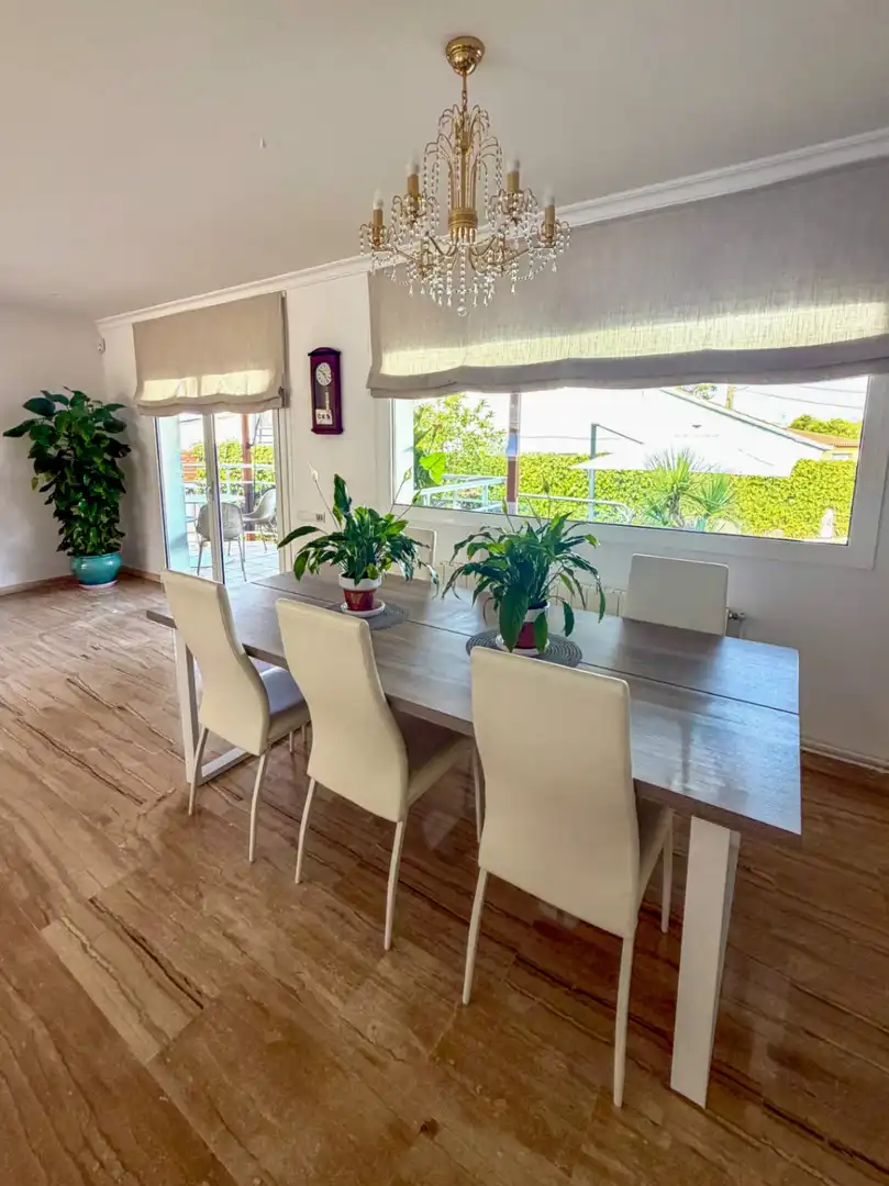 Comedor de Casa o chalet de alquiler en Sant Pere de Ribes con Aire acondicionado, Calefacción y Jardín privado