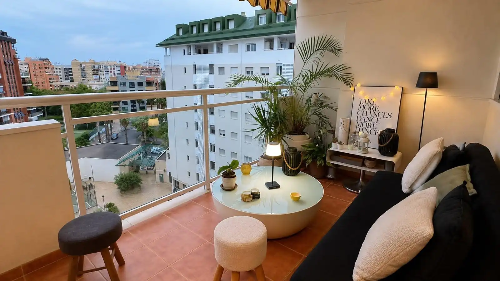 Balcony of Flat for sale in Valencia  with Air Conditioner, Heating and Private garden
