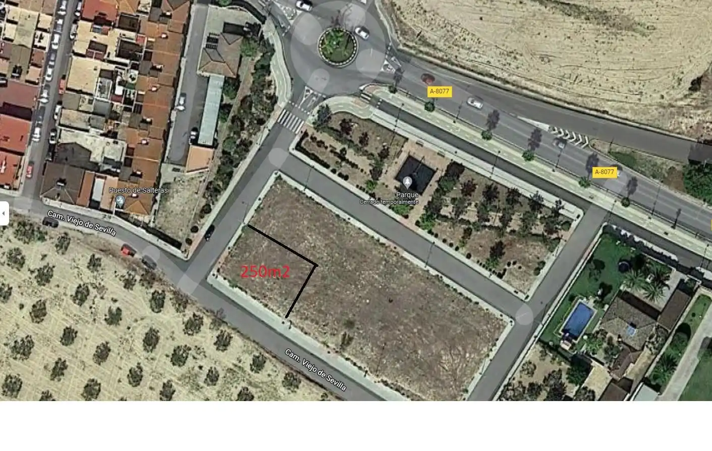 Terreno residencial en venta en Salteras