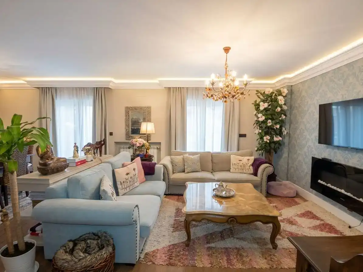 Living room of Flat for sale in Puertollano  with Air Conditioner and Balcony