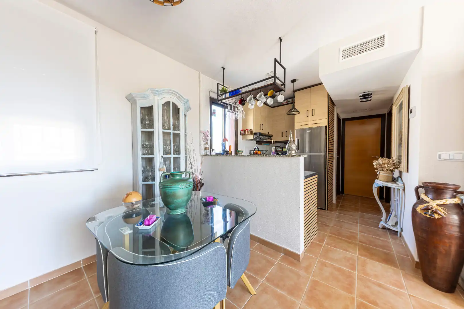 Küche von Wohnungen zur Miete in Águilas mit Klimaanlage, Heizung und Terrasse