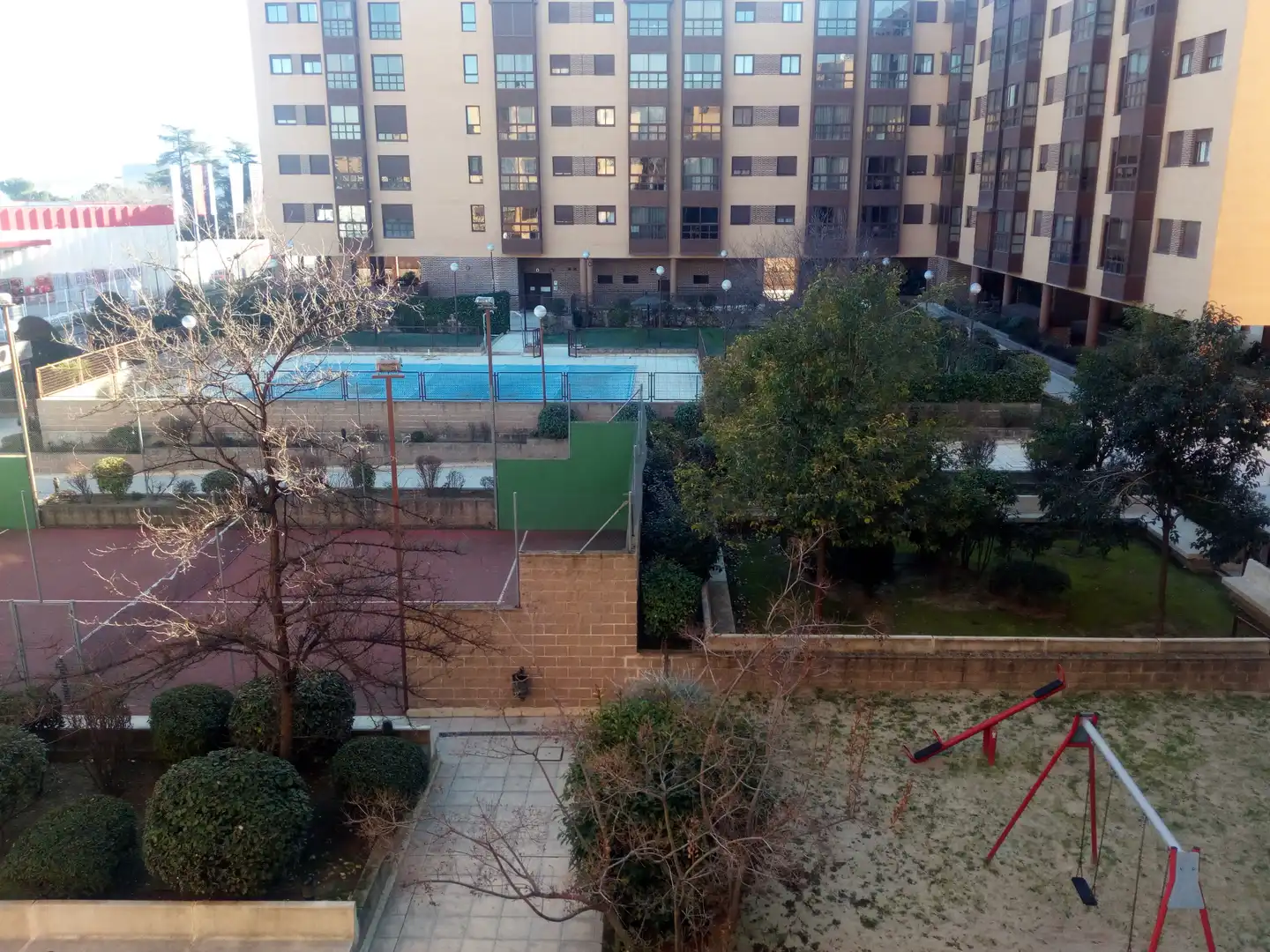 Piscina de Piso de alquiler en Madrid con Aire acondicionado, Calefacción y Parquet