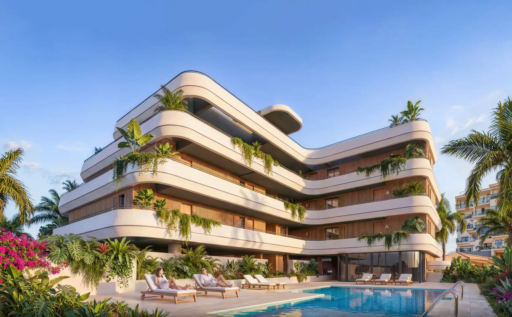 Vista exterior de Ático en venta en Torremolinos con Aire acondicionado, Terraza y Piscina