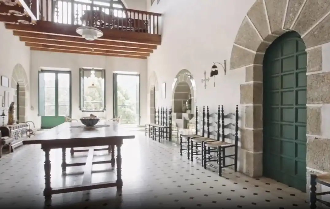 Comedor de Finca rústica en venta en Argentona con Jardín privado