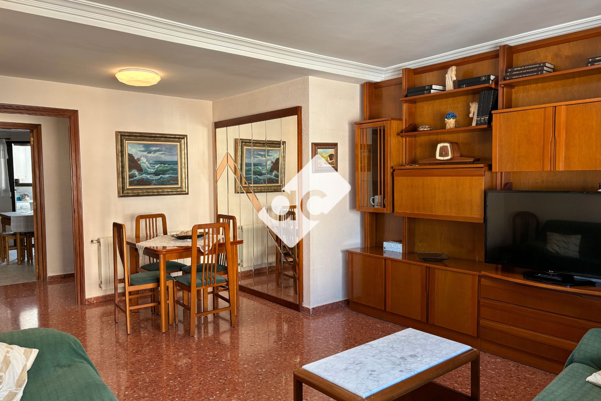 Living room of Apartments for rent in  Valencia Capital  with Heating, Furnished and Oven