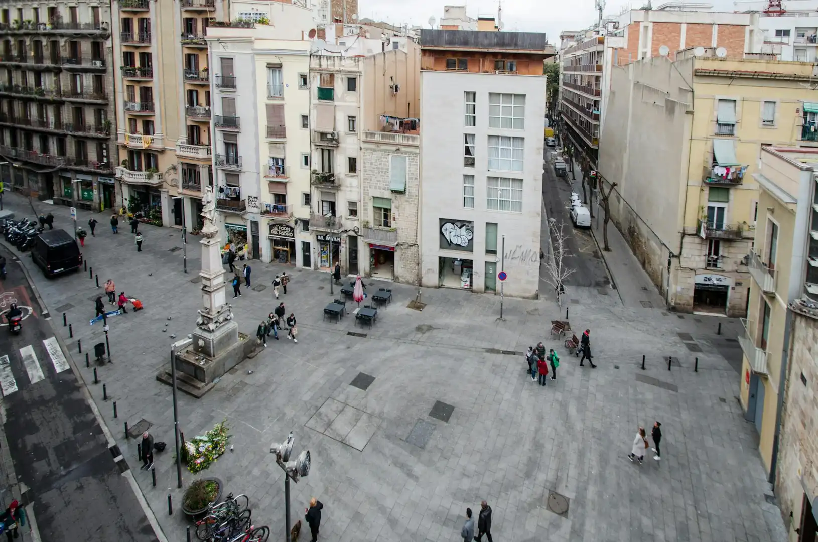Exterior view of Flat for rent in Barcelona  with Heating, Furnished and Washing machine