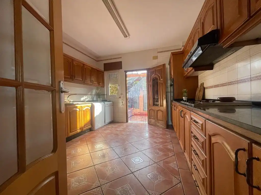 Cuina de Casa o xalet en venda en Cullera amb Aire condicionat, Jardí privat i Terrassa