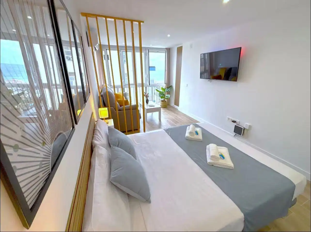 Schlafzimmer von Wohnung zum Verkauf in Torremolinos mit Klimaanlage