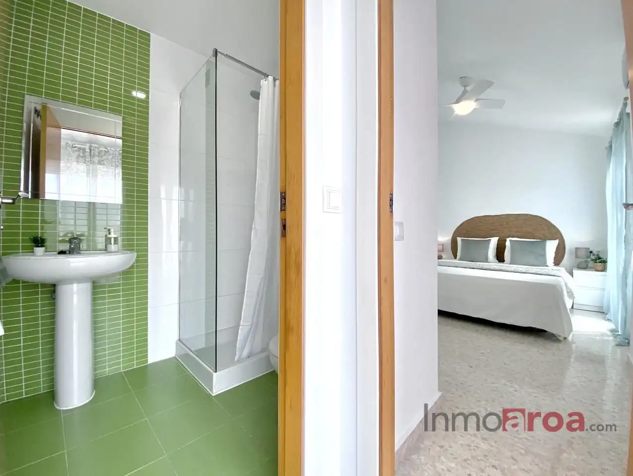 Badezimmer von Maisonette zum Verkauf in Puçol mit Klimaanlage, Heizung und Terrasse