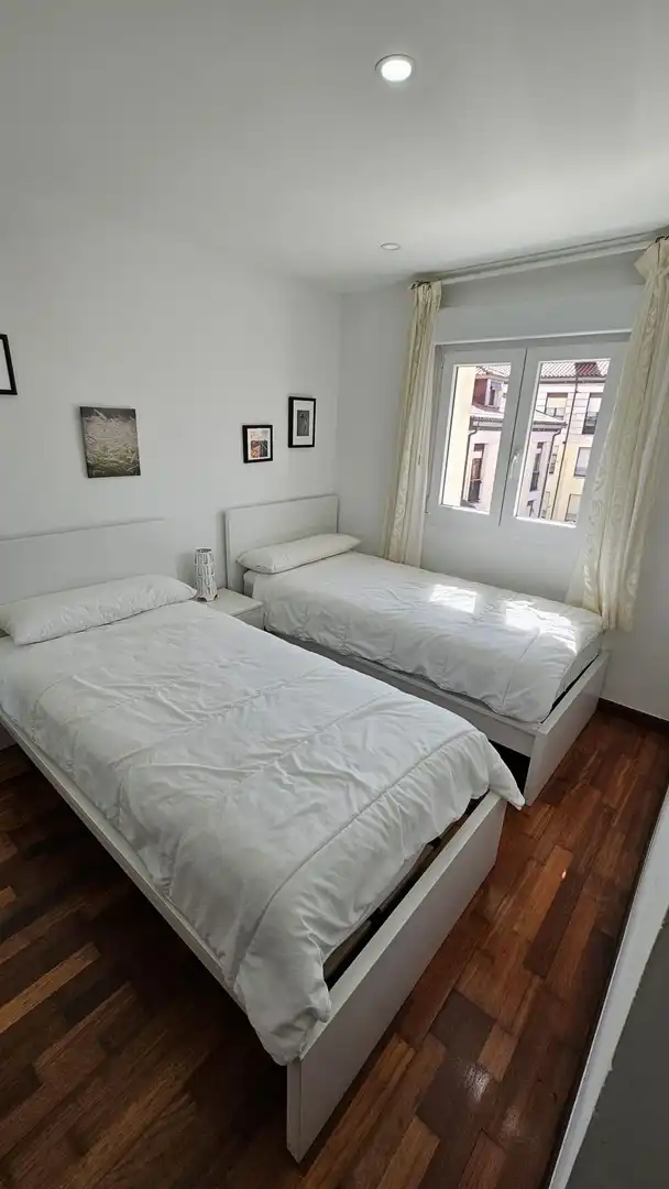 Bedroom of Flat for sale in Gijón   with Heating and Furnished