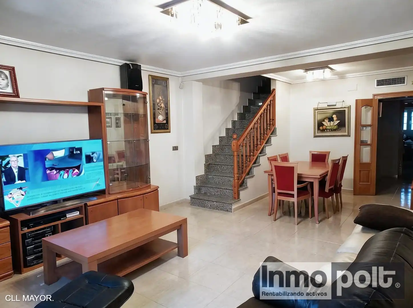 Living room of Houses for sale in Torre-Pacheco  with Air Conditioner, Parquet flooring and Terrace
