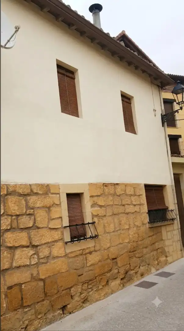 Vista exterior de Finca rústica en venta en Baños de Ebro / Mañueta con Calefacción, Trastero y Amueblado