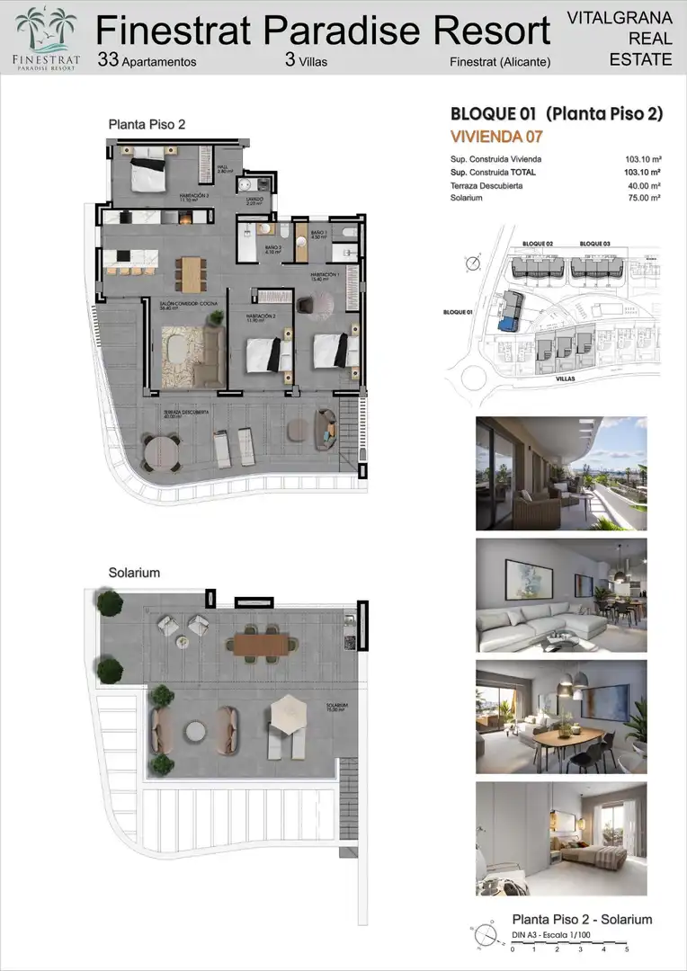 Appartement compact avec piscine à vendre à Balcón de Finestrat - Terra Marina, imagen 17