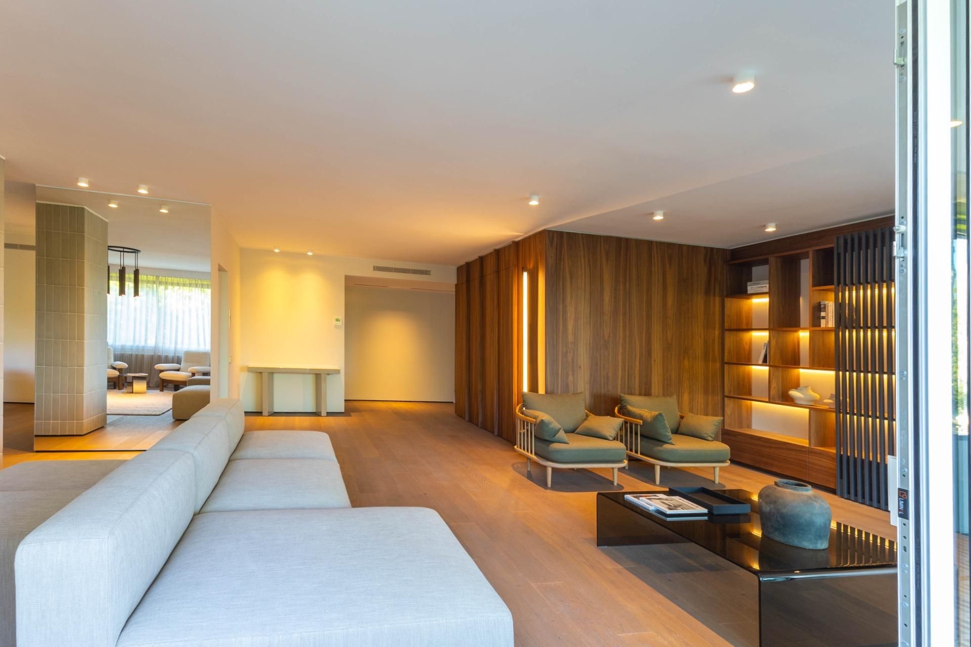 Living room of Flat for sale in  Barcelona Capital  with Air Conditioner, Heating and Private garden